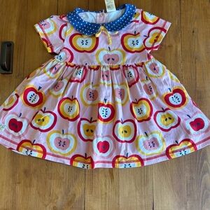 Wildflowers NEW Pastel Apples Dress Collared 4